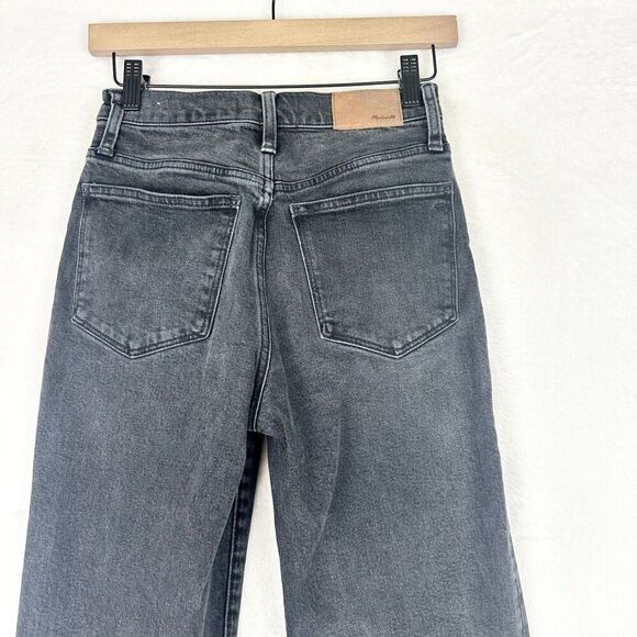 Madewell The Perfect Vintage Straight Jean Size 23 Black Crossover Edition - Picture 5 of 7